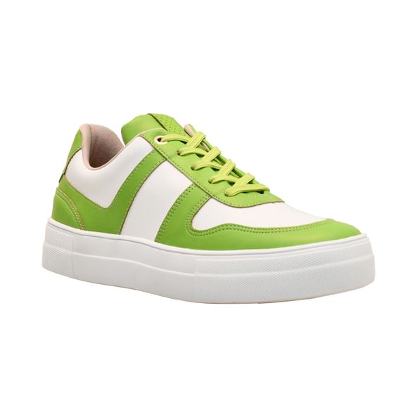 Tenis branco sale e verde